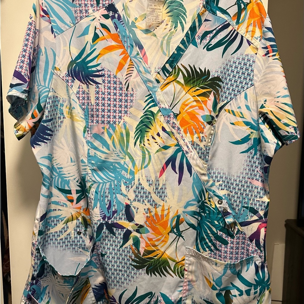 Dickies Multicolor Tropical Print Women's Top
